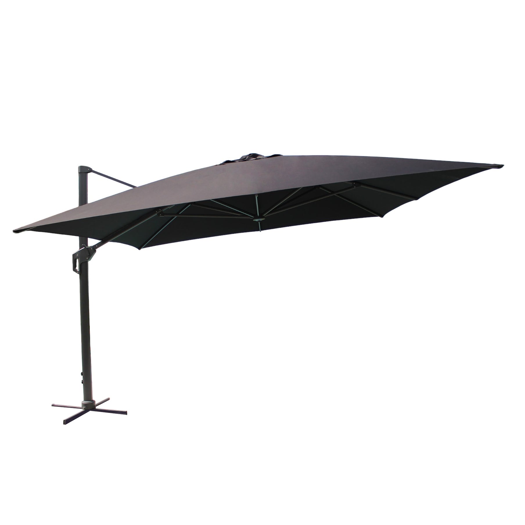 OMBRELLONE STEPHENSON NERO P/L 3 X 4 TELO NERO