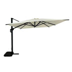 OMBRELLONE STEPHENSON NERO P/L 3 X 3 TELO BEIGE
