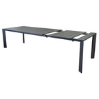 TAVOLO SACRAMENTO 215/280 X 100 ANTRACITE