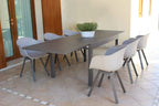 TAVOLO HAWAII 135/270 X 90 TAUPE
