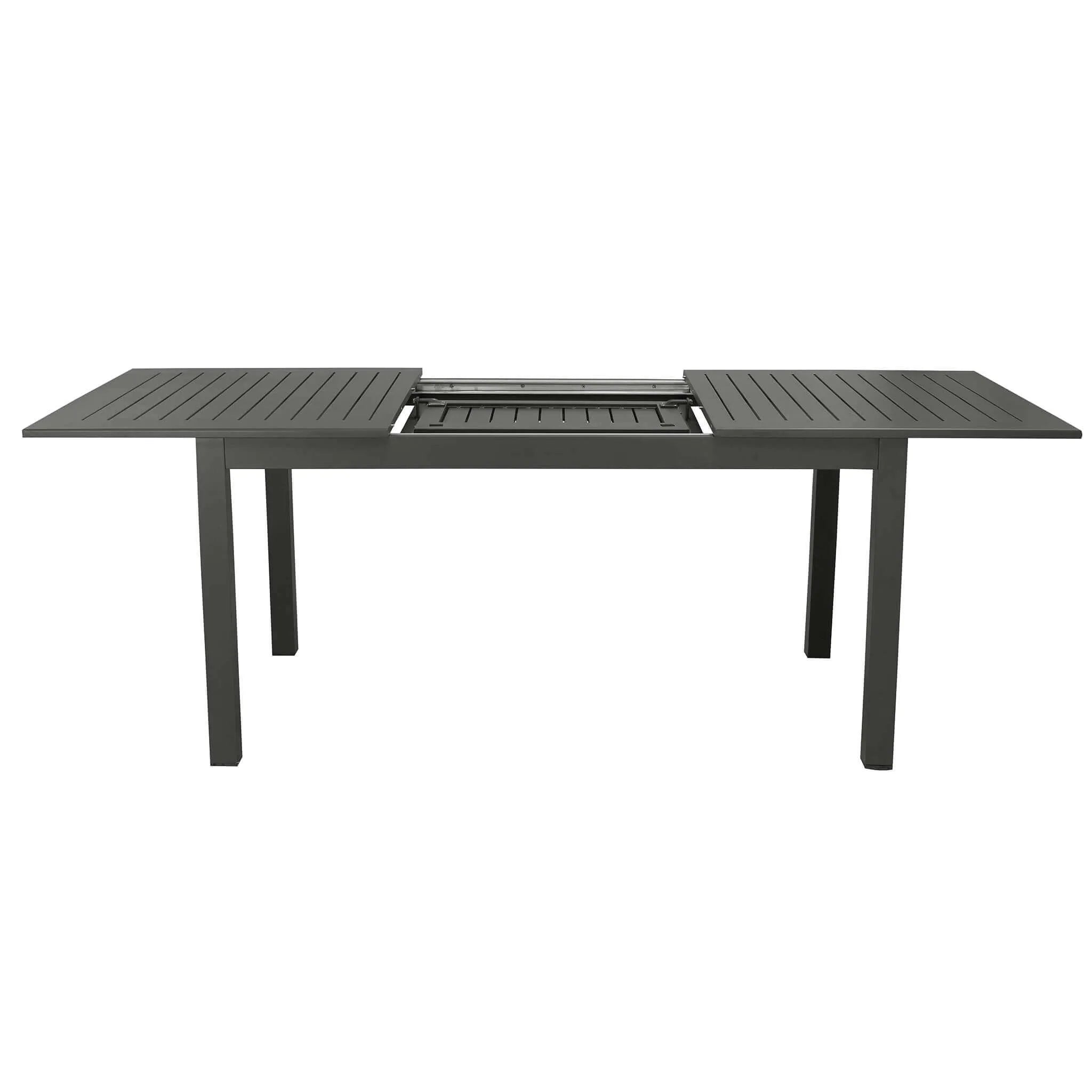 TAVOLO CUBA ALLUNGABILE 150/210 X 90 ANTRACITE