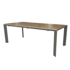 TAVOLO SACRAMENTO 215/280 X 100 TAUPE / EFFETTO LEGNO