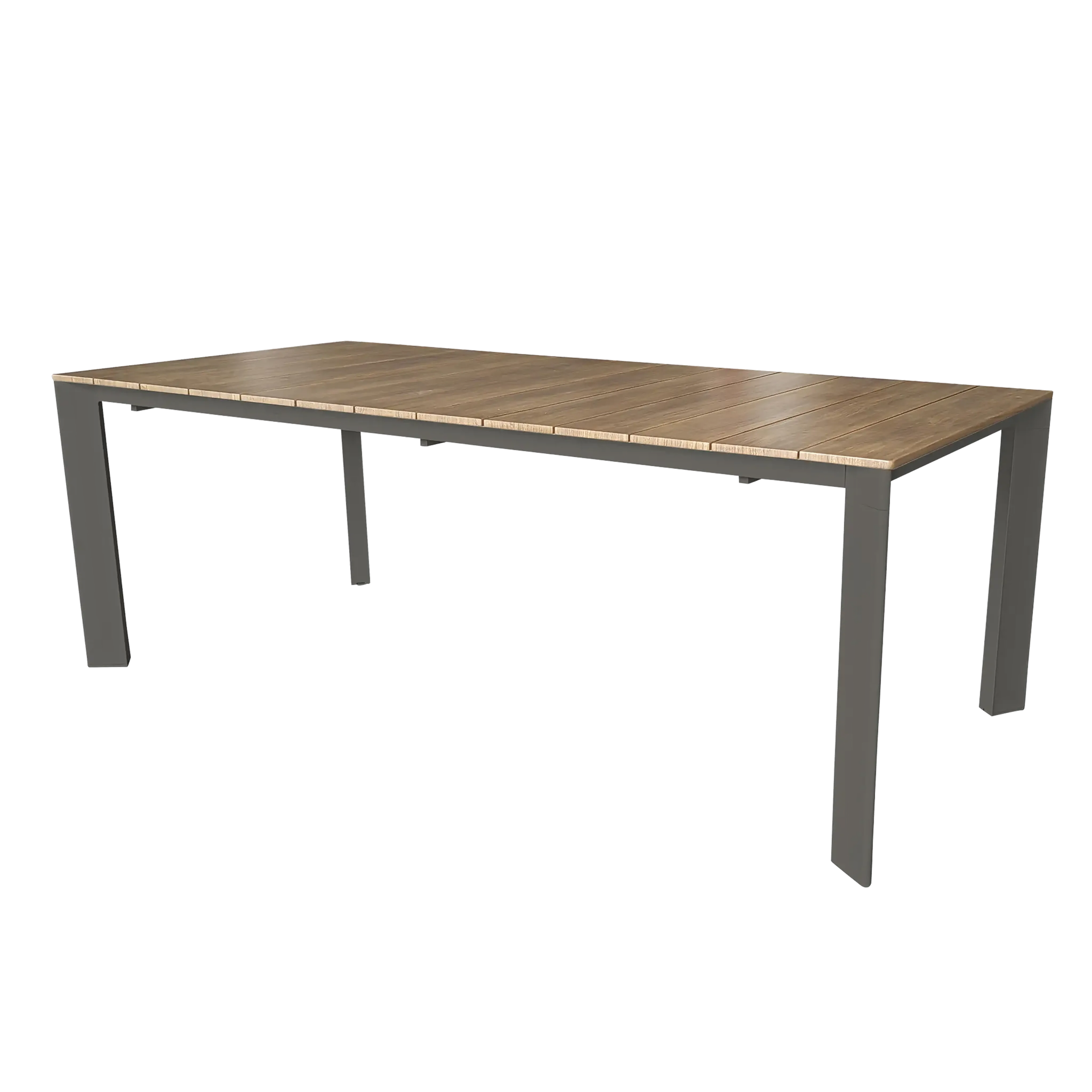 TAVOLO SACRAMENTO 215/280 X 100 TAUPE / EFFETTO LEGNO