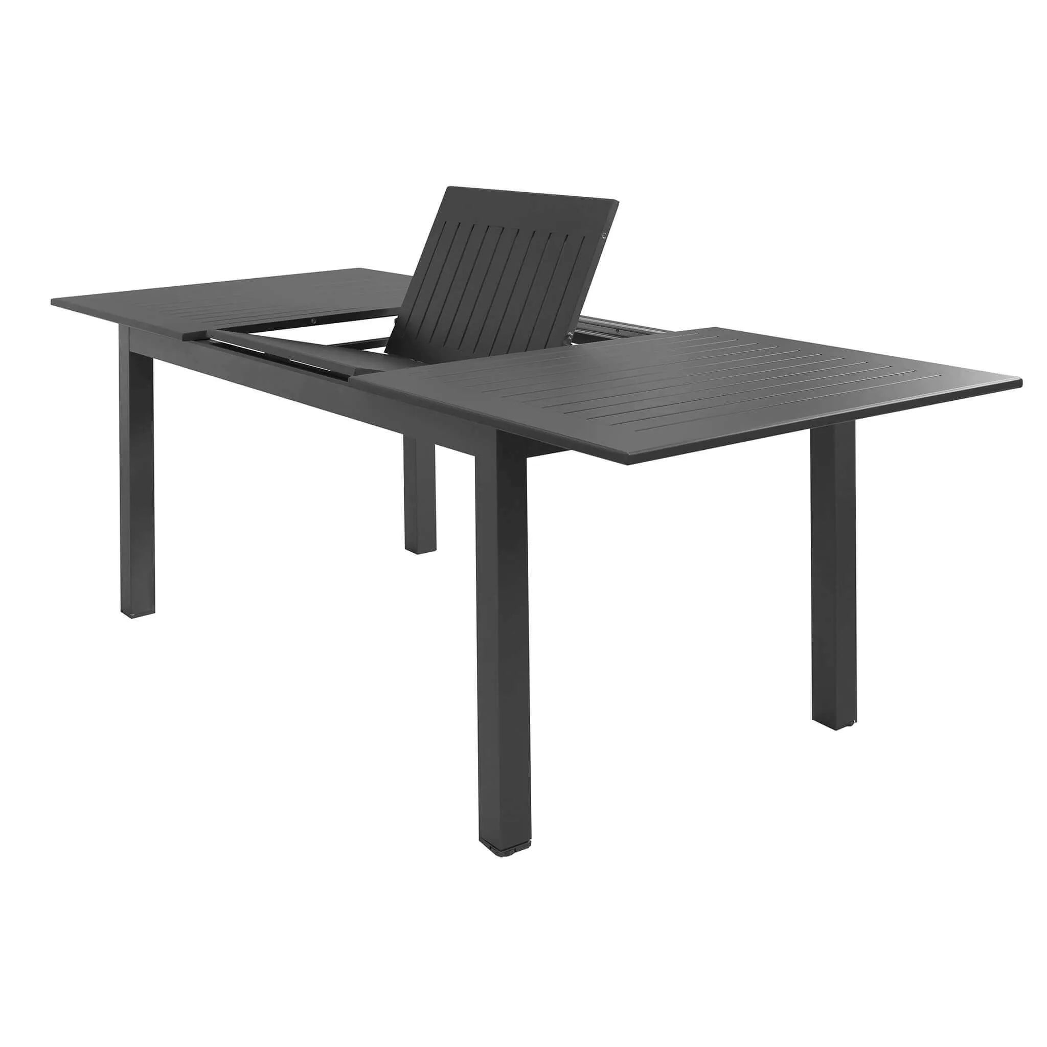 TAVOLO CUBA ALLUNGABILE 150/210 X 90 ANTRACITE