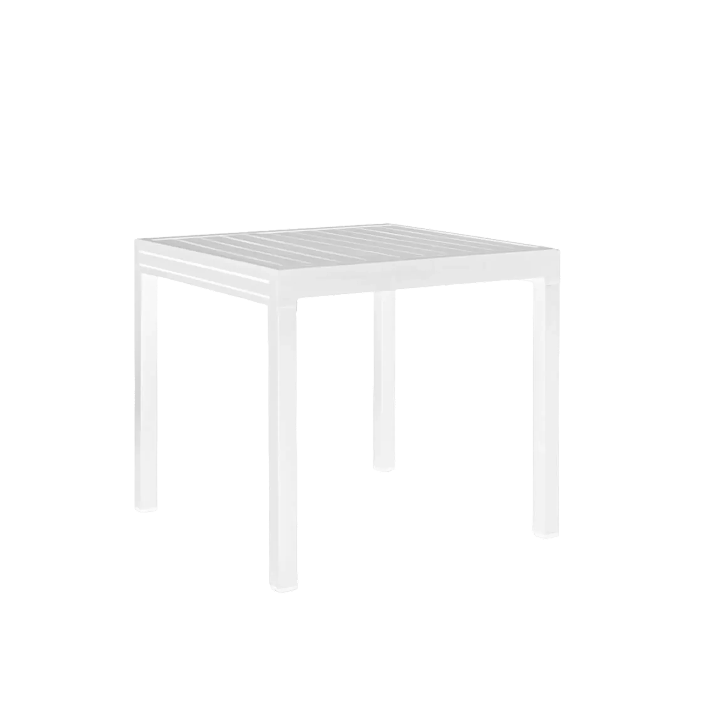 TAVOLO HAWAII 90/180 X 90 BIANCO
