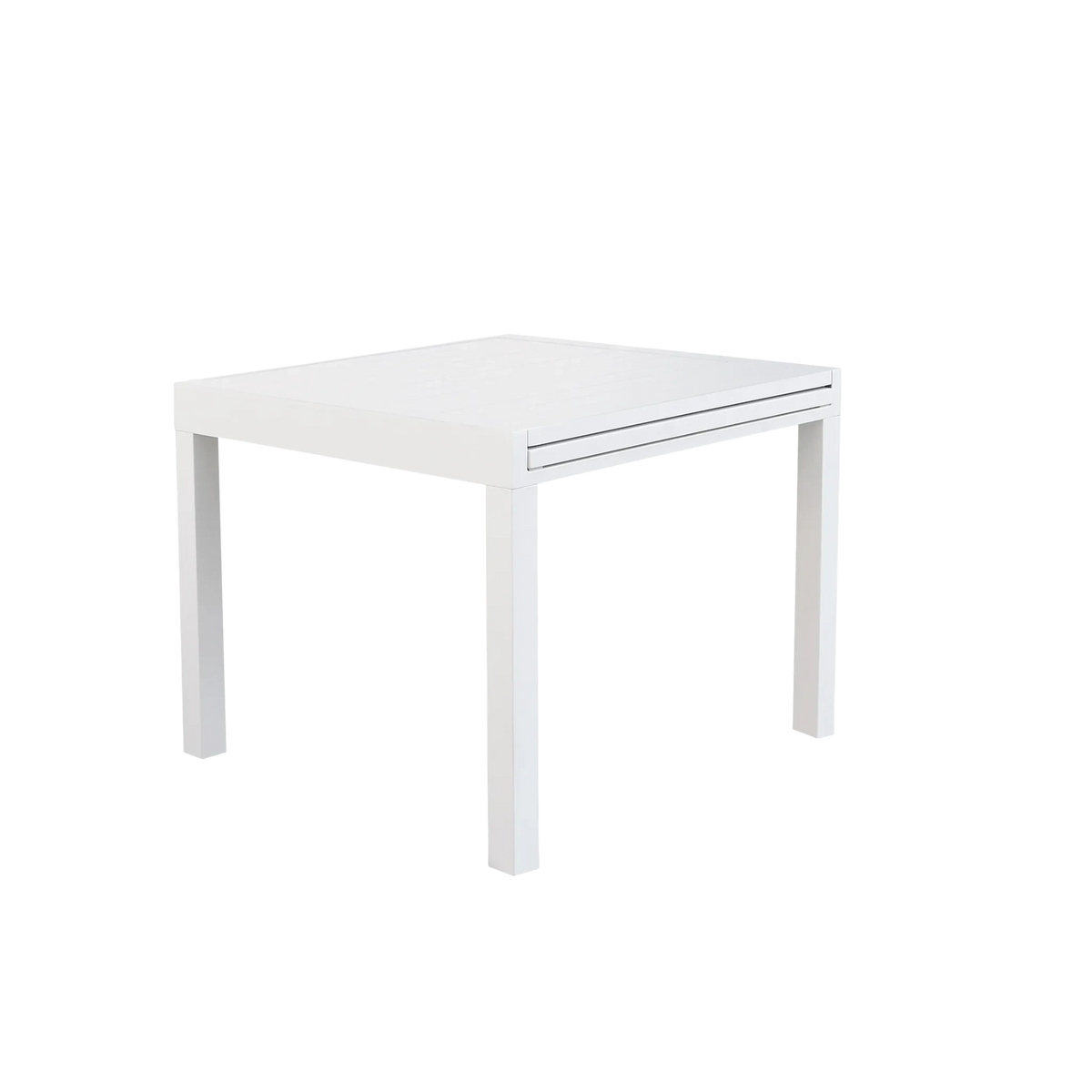 TAVOLO HAWAII 75/150 X 77 BIANCO