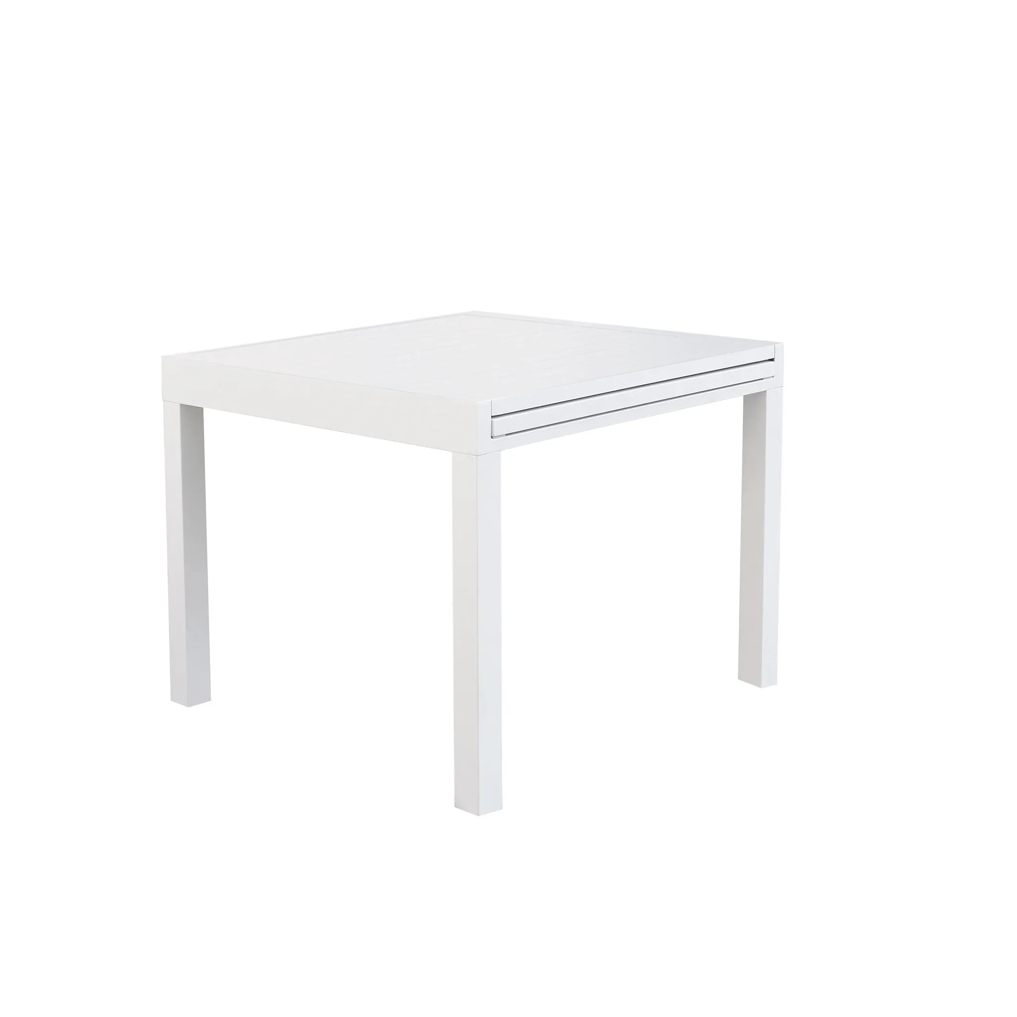 TAVOLO HAWAII 75/150 X 77 BIANCO